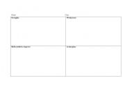 English Worksheet: Evaluation sheet