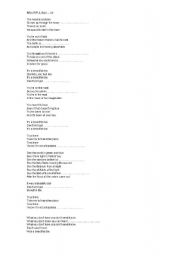 English worksheet: Beautiful Day - U2