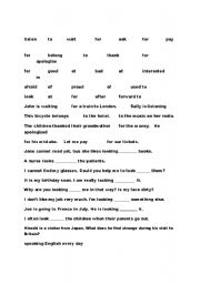 English Worksheet: Prepositions