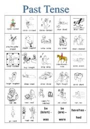 English Worksheet: Activities - Pastforms