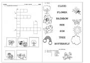 English worksheet: Nature activities