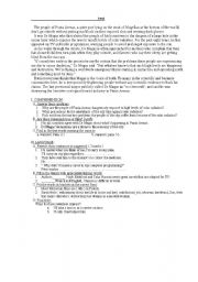 English worksheet: ozone depletion and its effect on Chilean people