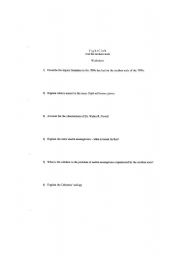 English worksheet: Fight Club and the Modern Male - Worksheet