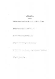 English Worksheet: Fight Club and the Modern Male - Worksheet