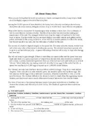 English worksheet: All about honey bee