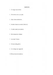 English worksheet: have to