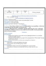 English Worksheet: teaching composition