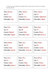 English Worksheet: introduction
