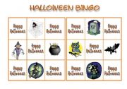 English Worksheet: Halloween bingo 2
