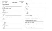 English Worksheet: Present continuous