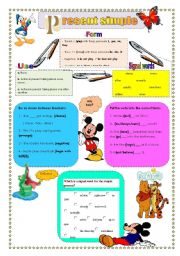 English Worksheet: Present Simple