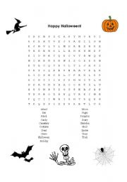 Halloween Wordsearch