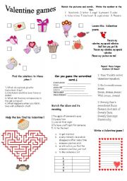 valentine games