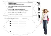 English worksheet: Describing people