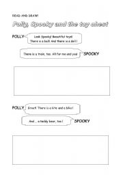 English worksheet: toys