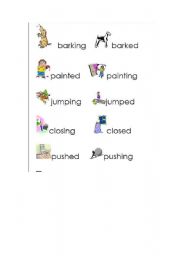 English Worksheet: Verbs