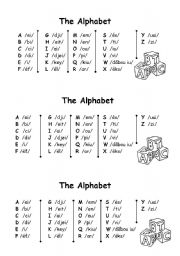 English Worksheet: The Alphabet