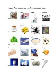 Countable and Uncountable Nouns