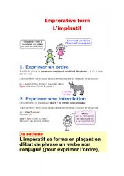 English Worksheet: the imperative form