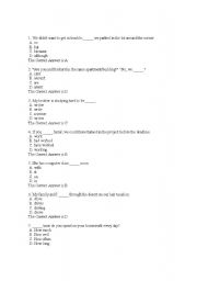 English worksheet: English Test