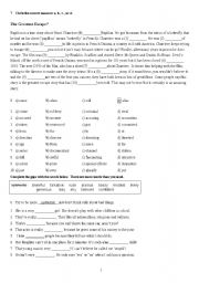 English worksheet: quiz