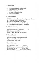 English worksheet:  grammar worksheet