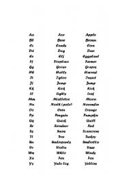 English Worksheet: Winter and Fall ABC Phonics