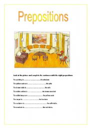 Prepositions of place