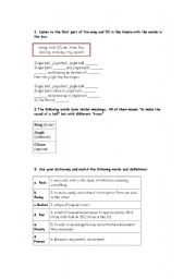 English Worksheet: christmas carol activities