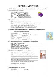 Grammar revision activities 1