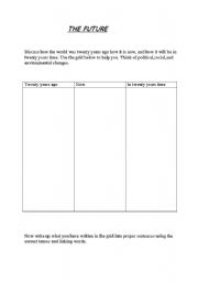 English Worksheet: the future