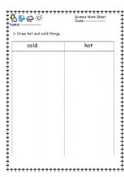 English worksheet: Weather