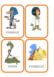 English Worksheet: Ancient Egypt Flashcards 1