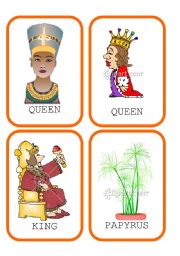 English Worksheet: Ancient Egypt Flashcards Set 2