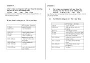 English Worksheet: Present Continuous - making  arrangements