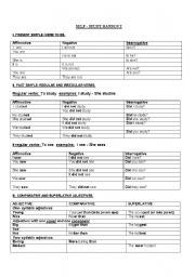 English worksheet: Self-Study Handout