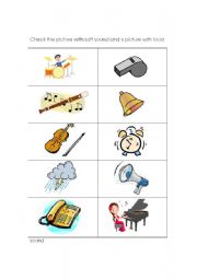English Worksheet: Soft And Loud Sound