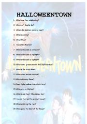 English worksheet: Halloweentown