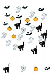 English Worksheet: Halloween counting