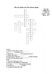 English Worksheet: City Mouse And Country Mouse
