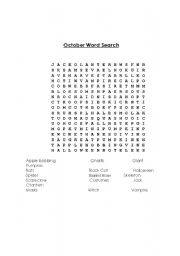 English Worksheet: all hollows day crosswords 