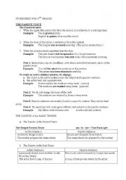 English worksheet: passive voice