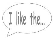 English worksheet: Speechbubbles