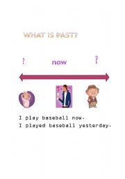 English Worksheet: what is past?