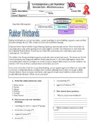 English Worksheet: Written test