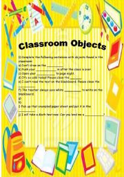 Classroom objects