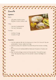 English Worksheet: Lemon Pie