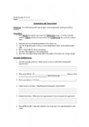 English Worksheet: Daily Inquiry