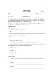English Worksheet: Nouns