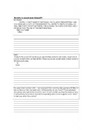 English worksheet: Formal e-mails